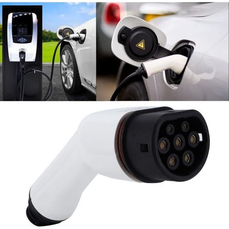 Câble de charge pour véhicule électrique de type 2, prise de chargeur pour véhicule à énergie nouvelle 32 A, indice de protection IP44, kit adaptateur de charge pour véhicule électrique pour 2 PHEV EV (1/4)