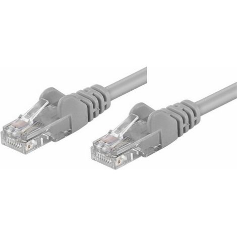 INTELLINET Patch cord in CCA Cat. 5 0,25 mt Grigio UTP