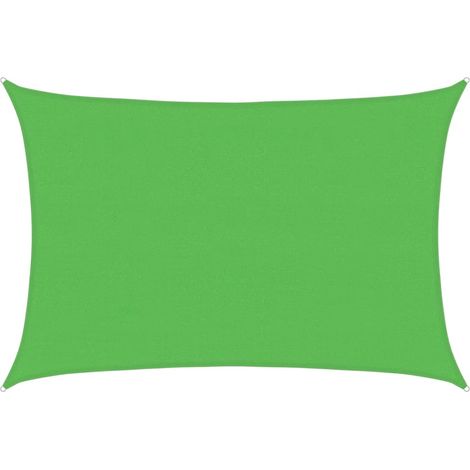 Sonnensegel 160 g/m² Hellgrün 4x6 m HDPE vidaXL