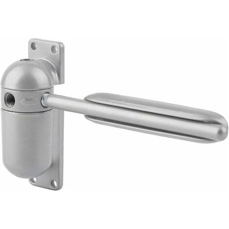 XU Adjustable Surface Mounted Automatic Door Spring,Adjustable Durable Door Closer for Automatic Closing(Gray)- (1/4)