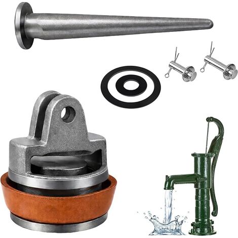 Replacement Piston for Type 75 Arm Pumps with Sanding Valve, Gasket, Piston Bolt, Leather Sleeve, Complete Replacement Parts for Water Pumps, Garden Pump and Pump (1/5)