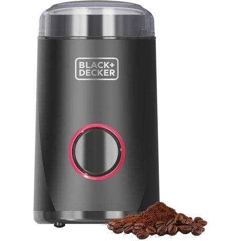 Molino de café eléctrico black decker negro 150 vatios compacto (1/5)