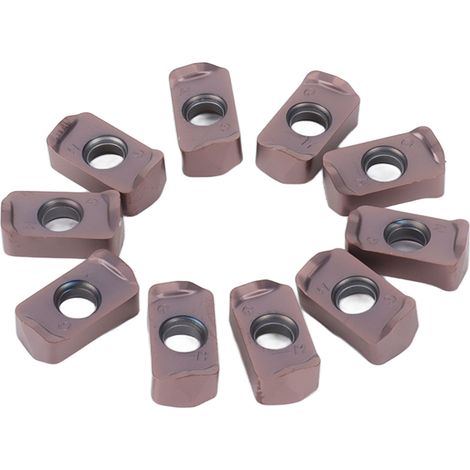 10 Stück Wendeschneidplatten aus Hartmetall für CNC-Drehmaschinen, beschichtet, LOGU030310 (1/5)