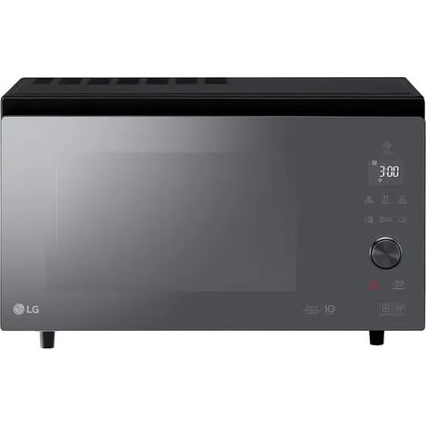 LG – Micro-ondes combiné 39 L 1100W – Gril 950W – Convection 1850W – Technologie Smart Inverter – Lightwave – Noir (1/5)