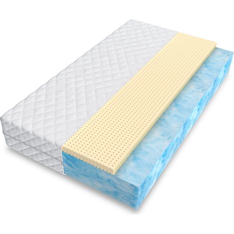 Matratze TINOS 100x200 H2 H3 NAWAPUR Energie Schaumstoff LATEX Kaltschaum 18 cm (1/5)