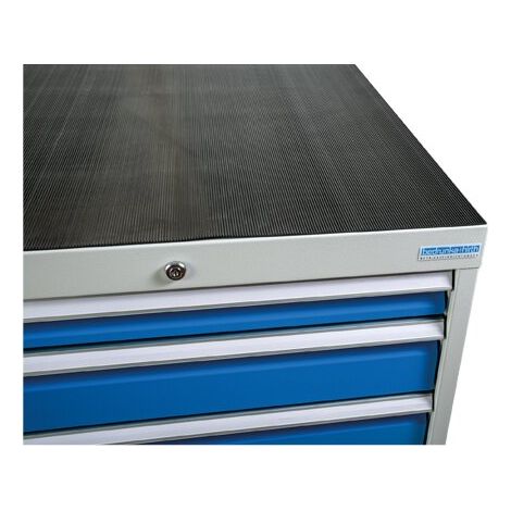 Riffelgumiauflage, ölfest, R 18-16, Schubladennutzmaß 450 x 400 mm Maße in mm (BxTxH): 530 x 500 x 3