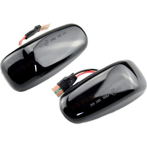 Lampe de Signalisation de Marqueur LatéRal Dynamique de Voiture LED Clignotant pour - W210 W202 W208 R170 Vito W638 Noir (1/2)