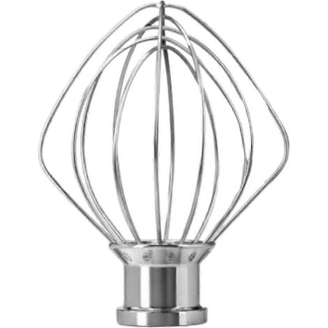 Fouet en acier inoxydable compatible avec le robot culinaire KitchenAid Mini 3,3 L 5KSM3311X - Lavable au lave-vaisselle (1/5)