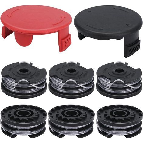 F016800351 Bobine de fil pour coupe-bordure, compatible avec Bosch AdvancedGrassCut 36 ART 30-36 LI ART 24 ART 24+ ART 27 ART 27+ ART 30 ART 30+ bobine de fil de rechange 6 m de longueur Ø 1,6 (1/5)