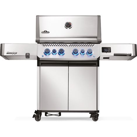 Barbecue à gaz Prestige 500 - Connecté + Sizzle Zone + Brûleur arrière - Inox (1/5)
