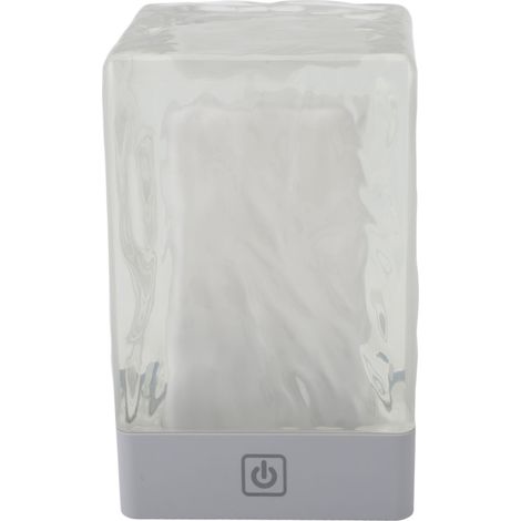 Ortviai Lampe de bureau cristal RGB avec commande tactile – 16 couleurs, batterie 1000 mAh, design moderne et élégant (1/5)
