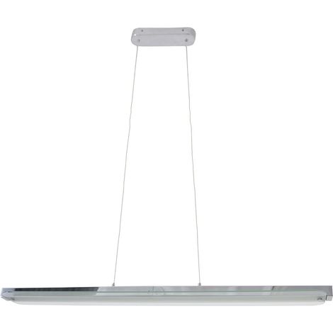 Naeve BEAM Plafonnier LED à intensité variable, chrome, 2 700-6 000 K, télécommande (1/5)