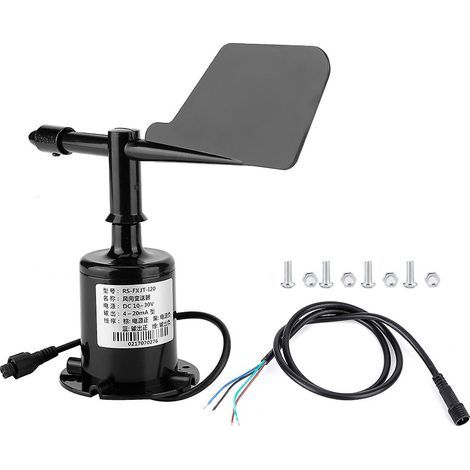 Capteur de direction du vent 4-20mA, en polycarbonate, avec 8 directions d'indication, un outil de mesure pour une surveillance météorologique précise. (1/5)