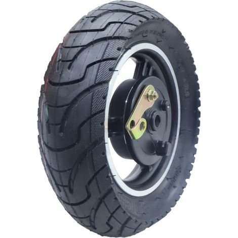 HOTA80/65-6 reinforced electric scooter with 10-inch road tires, drum brakes, and pneumatic inner and outer tires. (1/4)