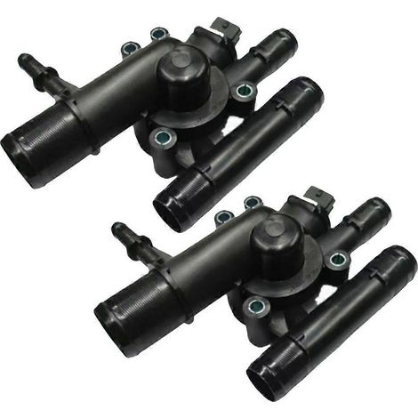 Satz mit 2 Kühlmittelthermostaten 8200074346 8200674368 4404305 für Renault Opel (1/5)