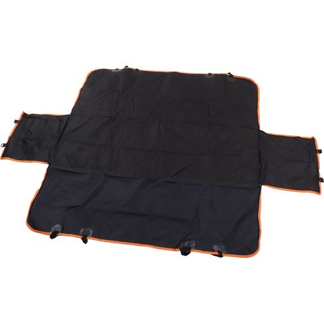 Housse de protection pour animaux de compagnie pour siège arrière, imperméable, respirante et antidérapante, en tissu Oxford, tapis de voiture pour chien, compatible avec camions et SUV.