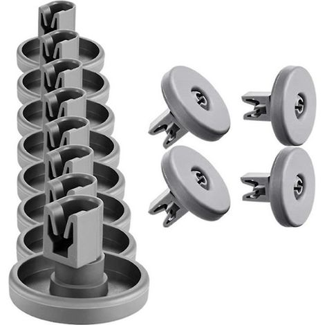 Lot de 12 roulettes pour panier inférieur de lave-vaisselle AEG, Electrolux, Favorit et Zanussi. (1/5)