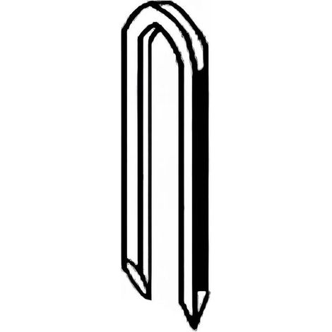 1 500 Crampillons Galvanisées à Chaud (hdg) - 12.8x30x3.15 mm - D-Work (1/3)