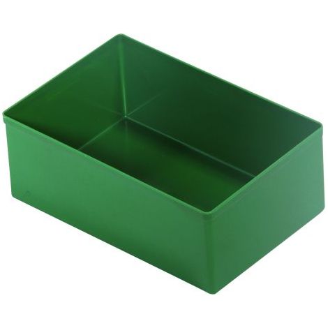 Bac de rangement plastique 108x162x63mm vert – Résistant aux chocs – Pour outils et objets de valeur – 456318 – Sori