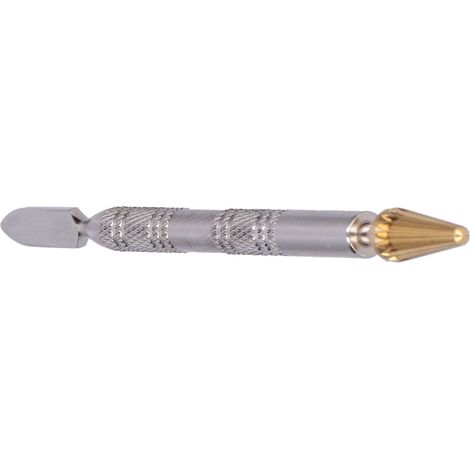 Rouleau peinture colle double usage pour cuir, stylo à colle 128mm, outil de cerclage en acier inoxydable