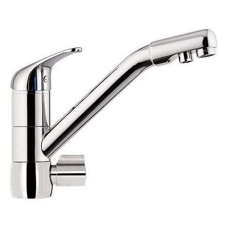 MISCELATORE LAVELLO A 3 VIE D'INGRESSO CON BOCCA GIREVOLE EPIC Misura: Cromo