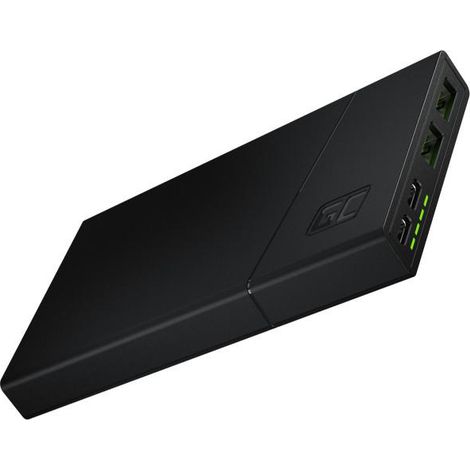 Batería externa POWERPLAY-10S-GC de 10000 mAh y 18 W (batería verde) (1/4)