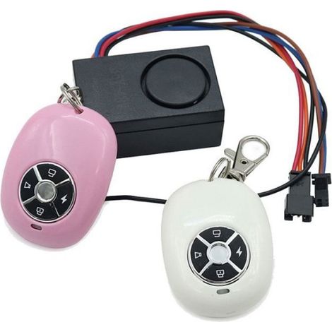 Alarme Antivol Pour Scooter Électrique - Compatible 36 V et 48 V - Système À Double Tête Avec Télécommande - 1 Contrôleur + 2 Télécommandes (1/5)