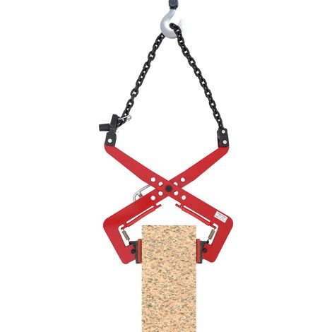 YISSALE - Werkzeug - 350-kg-Hebeklemme, Hebeklemme mit einer Spannweite von 11,81 bis 20,08 Zoll, Palettenklemme, vertikale Klemme für Stahlplatten von Glasplatten/Blechplatten/Granitinseln, Klemme fü (1/5)
