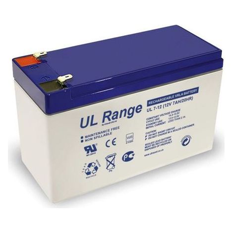 Batterie plomb étanche - Ultracell UL7-12 - 12v 7ah