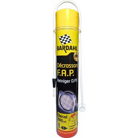 Bardahl – Décrassant FAP diesel 600ml – Élimine suie et cendres sans démontage – Prolonge durée de vie FAP – Utilisation simple et rapide (1/2)