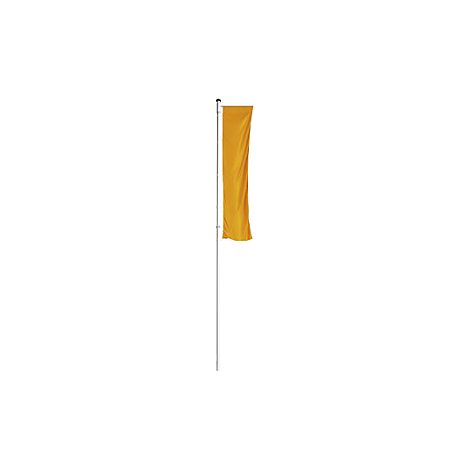 Asta para banderas de aluminio PRESTIGE  con pluma  altura