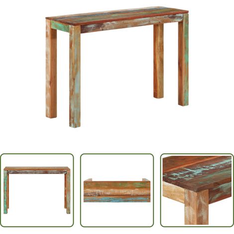 Konsolentisch -  Konsolentisch 110x35x76 cm Altholz Massiv (1/5)