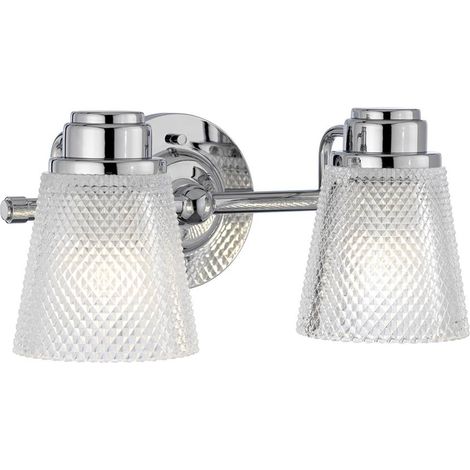 Hudson Applique 2 Luci Cromo Lucido IP44 (1/5)