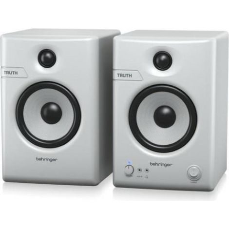 Monitores de estudio activos Behringer TRUTH 5 BT-WH de 5 pulgadas (par)