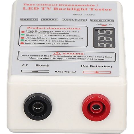 Testeur de rétroéclairage TV LED, détecteur de luminosité pour bande lumineuse et perles LED, sortie 0-320V DC, prise UE 85V-265V, outil de diagnostic (1/5)