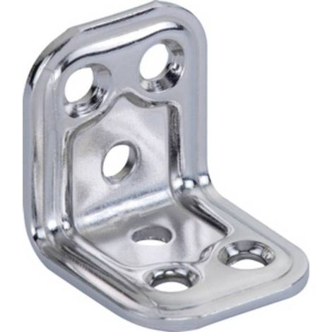 5 x PIASTRA 749/IN ANGOLARE INOX 30X30X30 MM