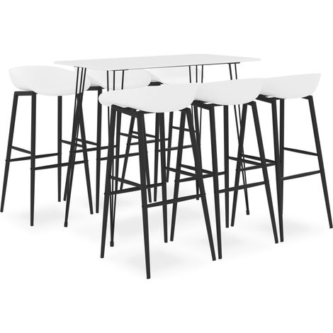 7-tlg. Bar-Set Weiß