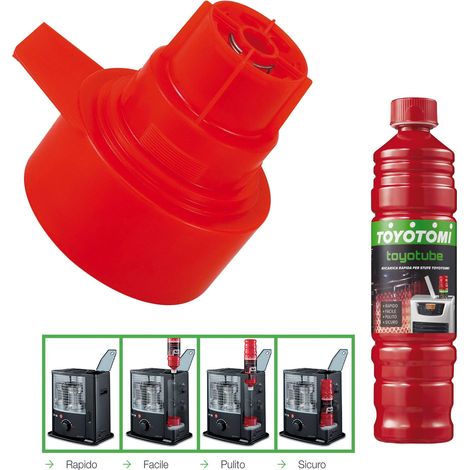 Filtro adattatore per ricarica rapida liquido combustibile monouso ToyoTube Zibro (1/3)