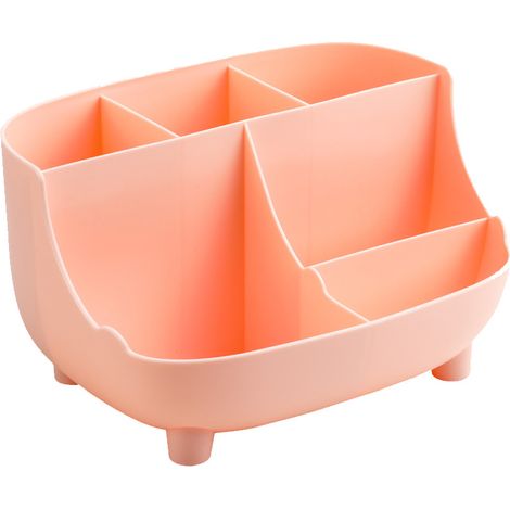 1 boîte de rangement pour stylos, plastique, 20 x 14 x 12 cm, vert, pour bureau et coiffeuse (1/5)
