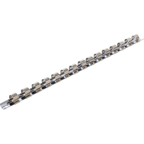 Rail pour Douilles 15 Clips 12,5 mm (1/2) - Fixation Pratique et Sécurisée,  - D-Work