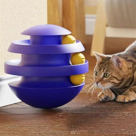 Jouet pour chat et chien à 3 niveaux - Entraînement et divertissement à trois niveaux B-- (1/5)