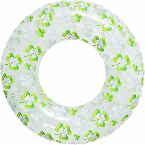 Adorables bouées gonflables pour la natation – adaptées aux adultes et aux adolescents, idéales pour les piscines et les plages.Après gonflage : Diamètre extérieur : 75 cm Diamètre extérieur : 35 cm (1/5)