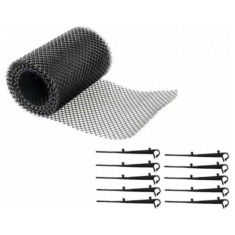 Accessoire pour gouttière--Grillage protège-gouttière