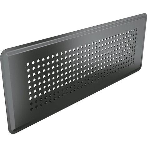 Wolf Griglia a pavimento 350x130mm acciaio inox per sistema di canalizzazione flessibile 50x100, per CWL, 2576176