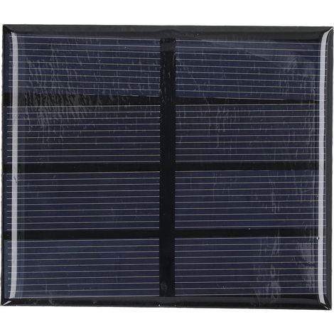 Panneau solaire miniature 0.6W 2V en polysilicium, module de charge DIY pour batteries, cellule époxy (1/5)