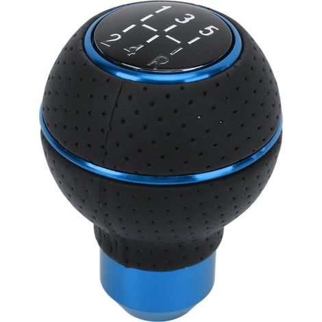 Levier de vitesses 5 rapports M8 M10 M11 M12 universel en aluminium pour voiture boîte manuelle pommeau bleu (1/5)