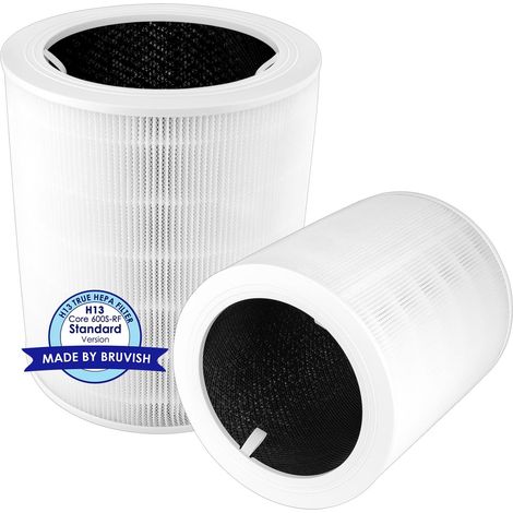 (2 piezas) Filtros de repuesto Core600S para purificador de aire LEVOIT Core 600S, LAP-C601S-WUS, filtro HEPA H13 Core 600S, filtros de carbón activado 3 en 1 para Core600S, reemplaza Core 600S-RF (1/5)