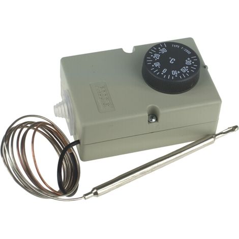 Thermostat ambiant -35°C/+35°C avec palpeur 6mm – Régulation précise pour réfrigérateur – Plage de température large – Universeel