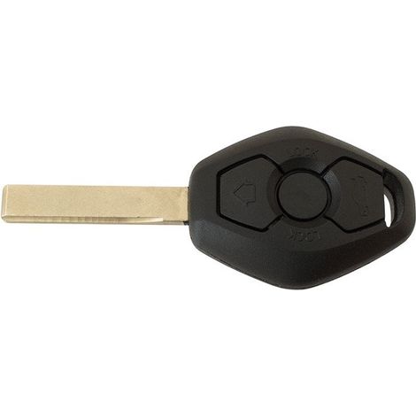 Boîtier de télécommande 3 boutons - lame droite pour BMW Série 3 E36 E46, Série 5 E39, Série 7 E38, X3 E83, X5 E53 (1/2)