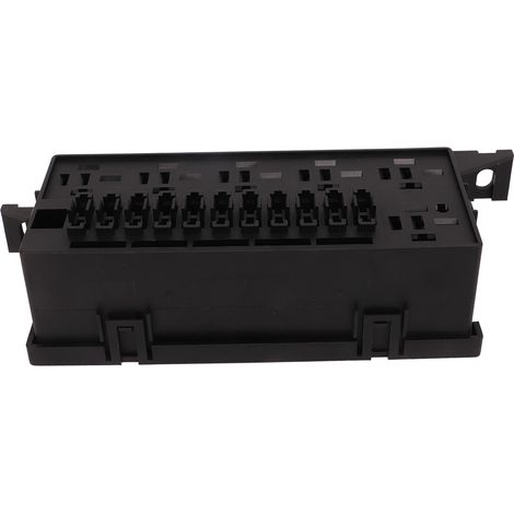 Boîtier relais à fusibles étanche IP65 ABS 6 relais 5 broches 12V 40A 11 fusibles ATC ATO 52 bornes avec support Z pour auto bateau yacht bus camion citerne (1/5)